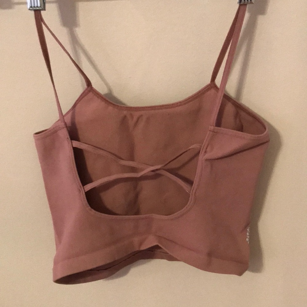 Free People Movement crossback crop tank